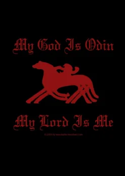 Longsleeve-Shirt: My God is Odin
