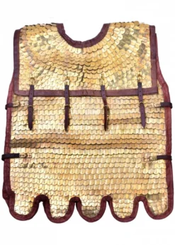 Lorica Squamata, Schuppenpanzer mit Schulterdopplung, Messing