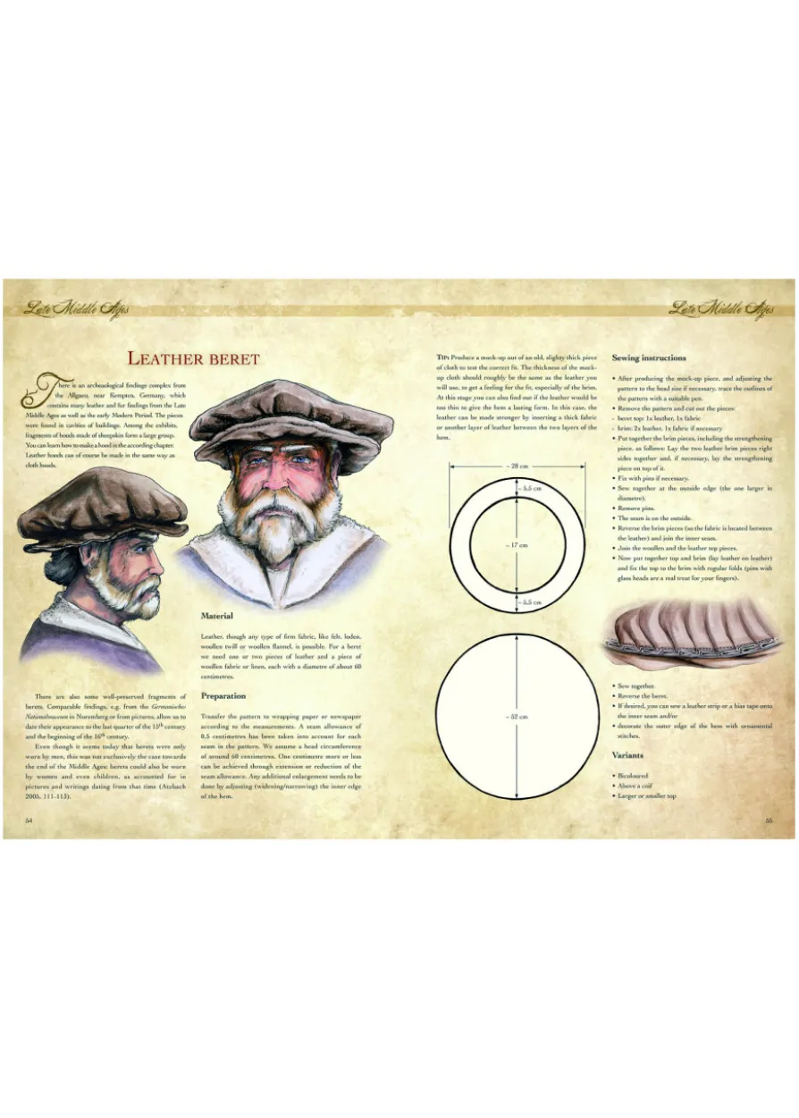 Make Your Own Medieval Clothing - Headgear for Men and Women