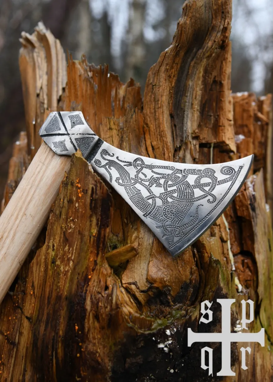 Mammen Axt mit Zierätzungen