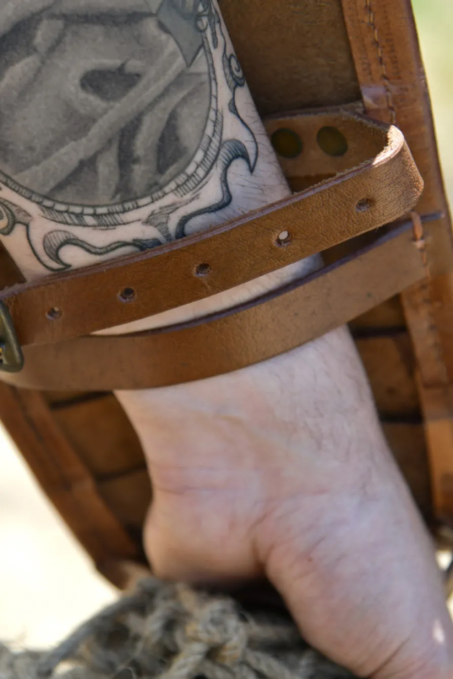 Manica- Gladiatoren Armschutz aus Leder