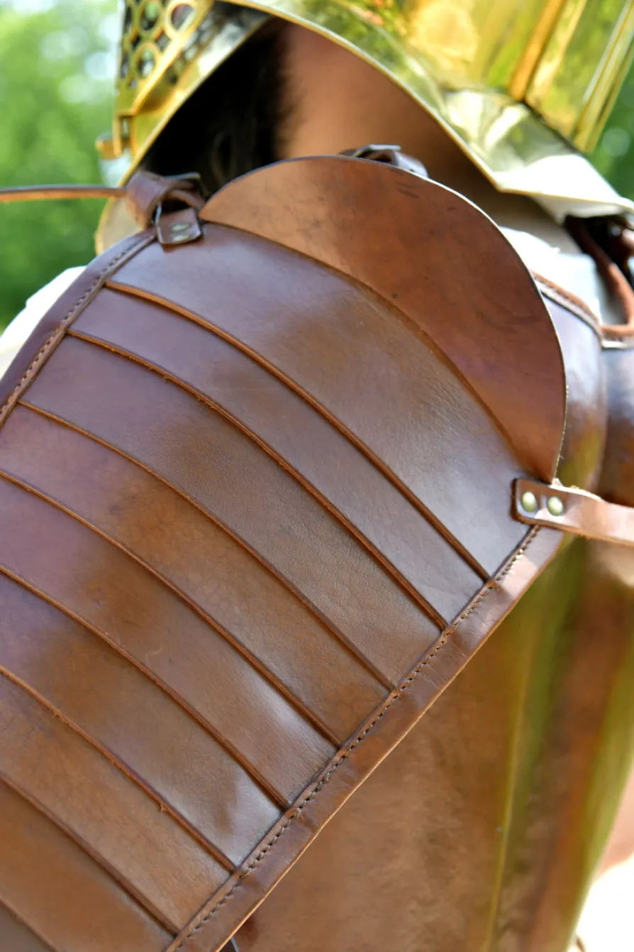 Manica- Gladiatoren Armschutz aus Leder