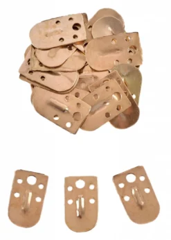 Messingschuppen für Lamellenrüstung, 13 mm x 22 mm (25 Stück)