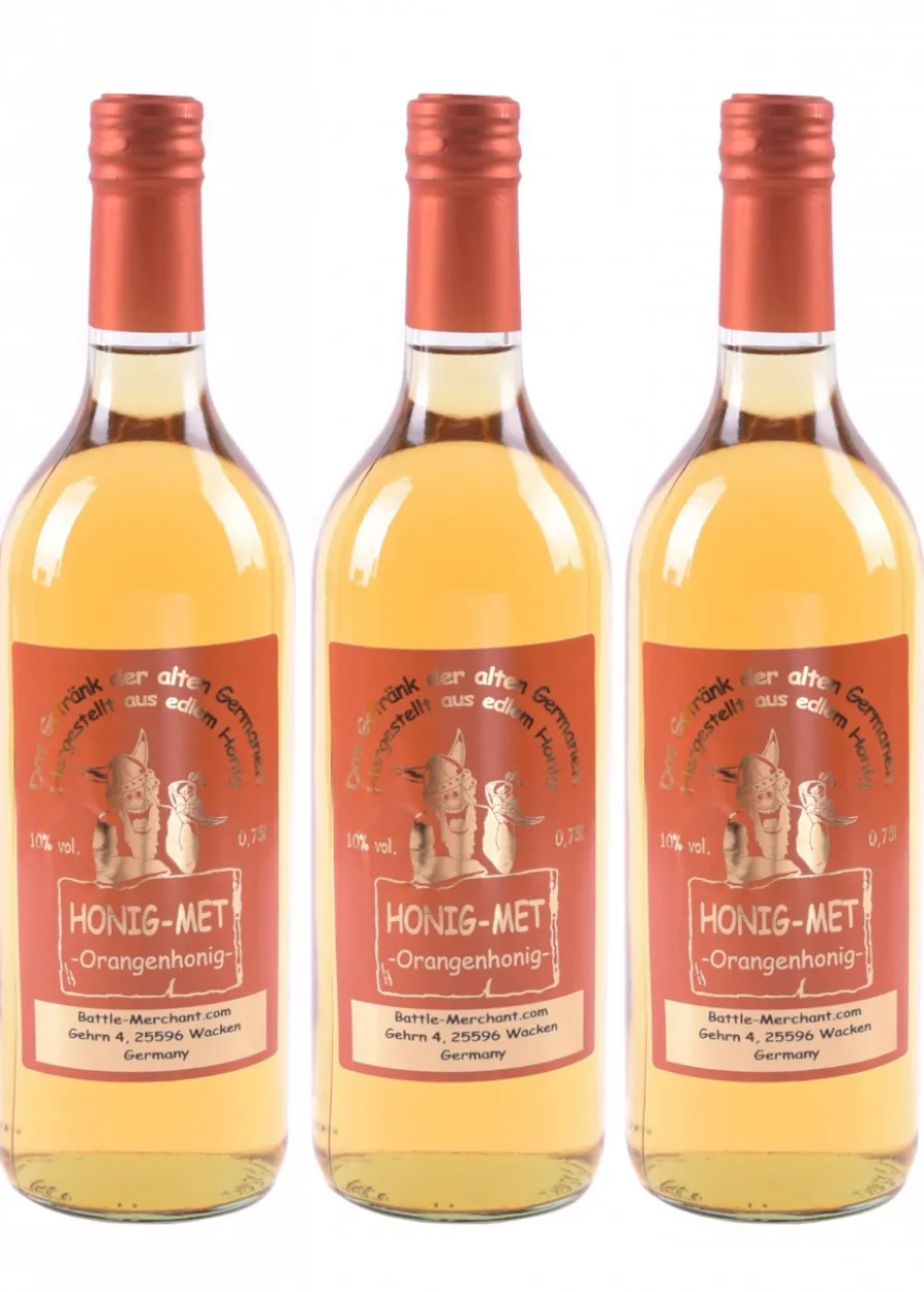 Met aus Orangenhonig, 0,75l Flasche, 10% Vol.