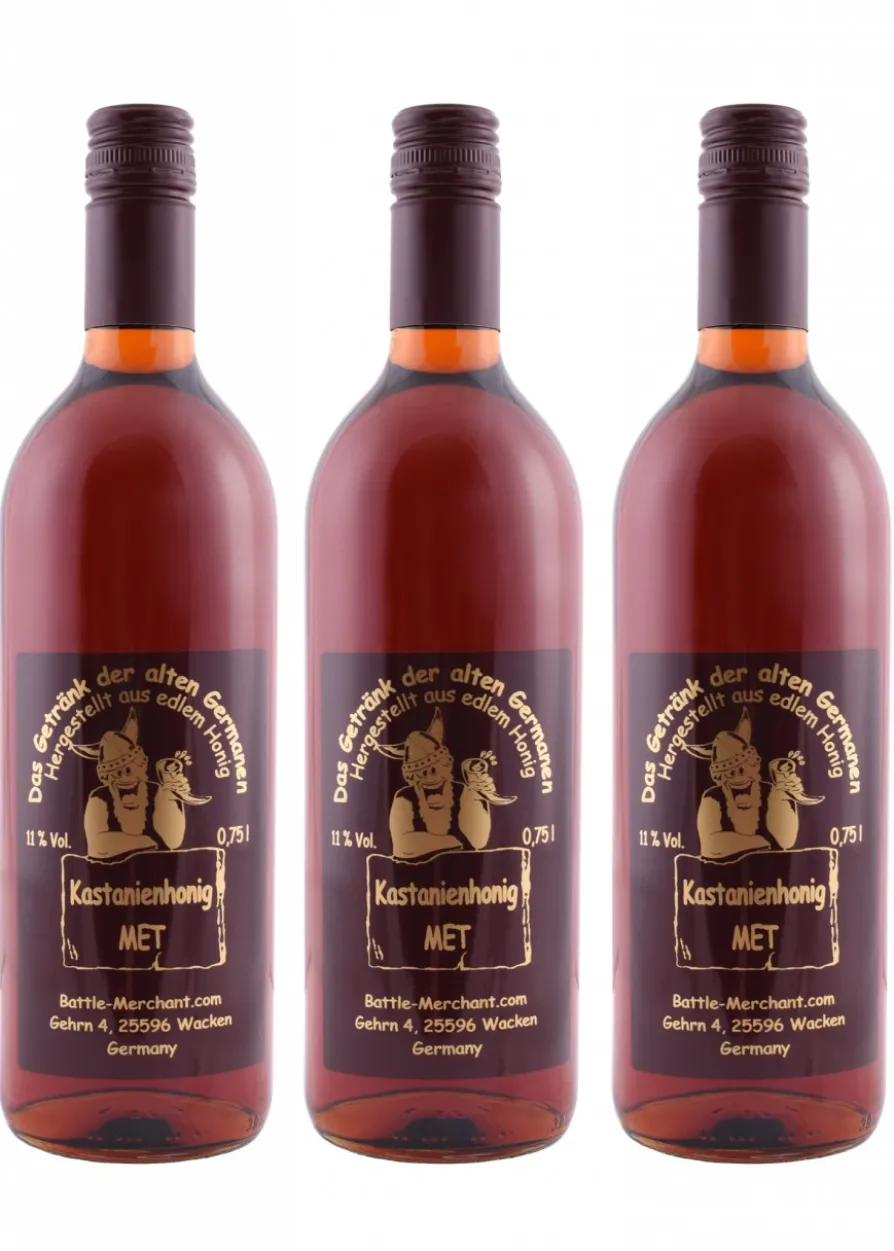 Met mit Kastanienhonig, 0,75l Flasche, 11% Vol.