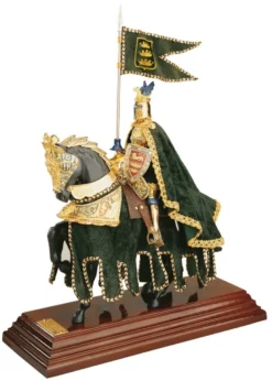 Miniatur Ritter König Arthur auf Pferd, Marto