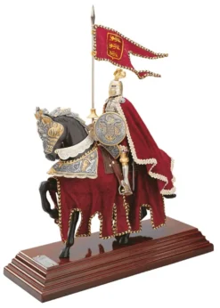 Miniatur Ritter König Löwenherz auf Pferd, Marto