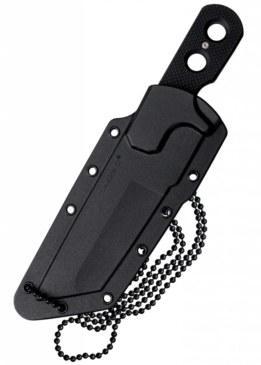 Mini Tac Tanto, Halsmesser mit gezahnter Klinge
