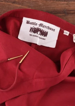 Mittelalter-Beinlinge mit Nestelbändern, rot