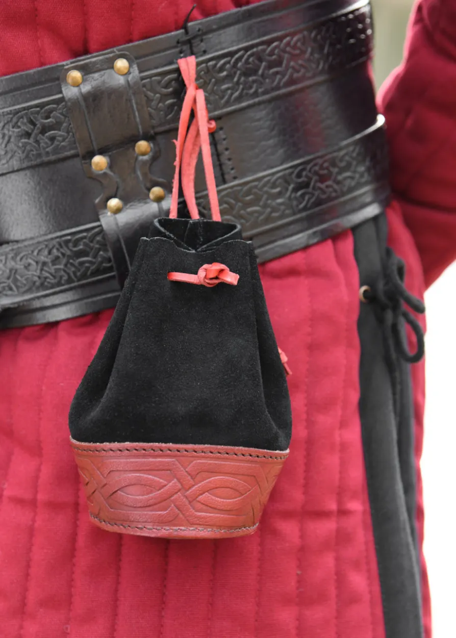Mittelalter Beutel aus Leder, verschiedene Ausführungen