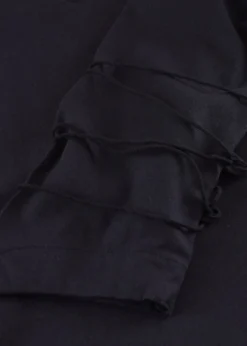 Mittelalter Bluse Aila mit Schnürung, schwarz