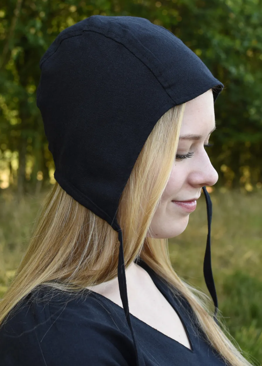 Mittelalter Bundhaube mit Bändern, verschiedene Farben