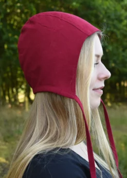Mittelalter Bundhaube mit Bändern, verschiedene Farben