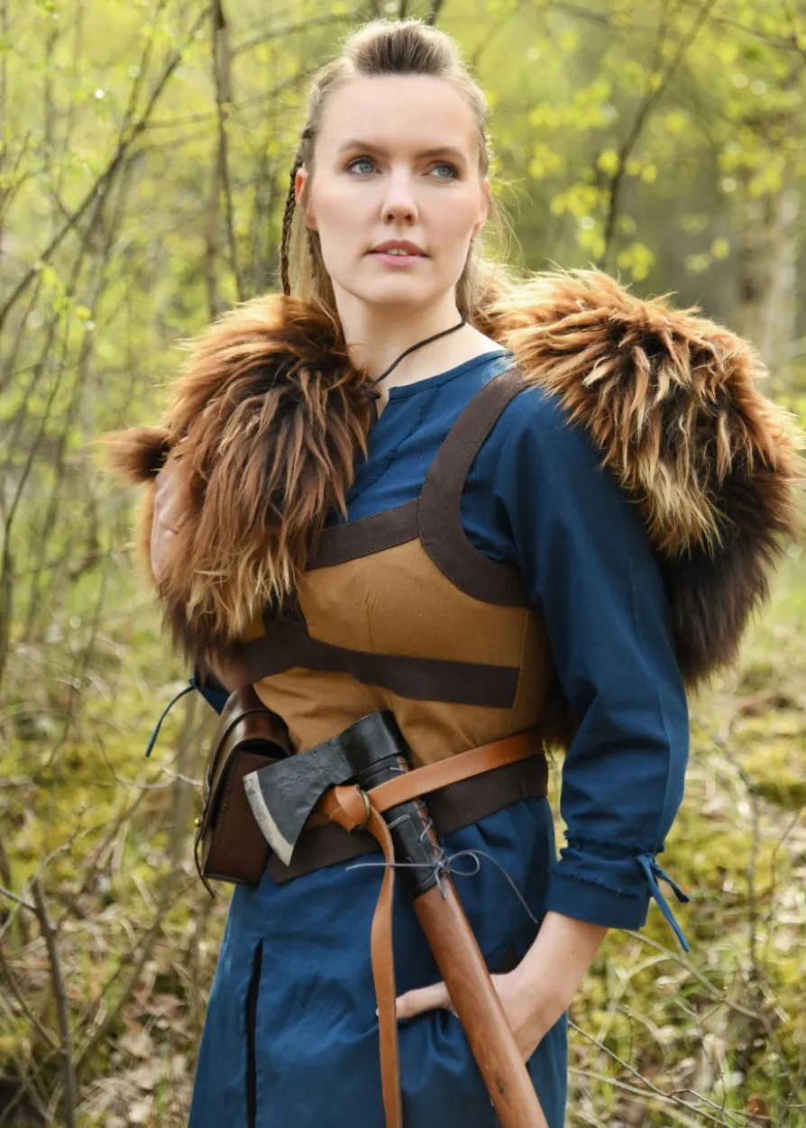Mittelalter Corsage Kenna, braun