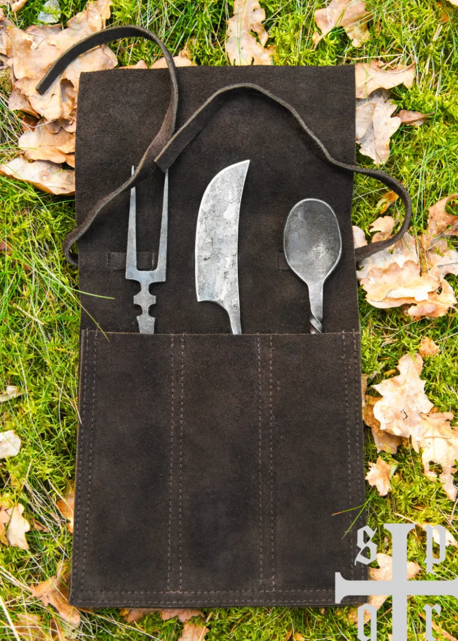 Mittelalter-Essbesteck, 3-teilig, handgeschmiedet