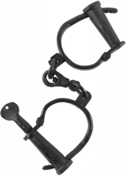Mittelalter-Handschellen aus Stahl