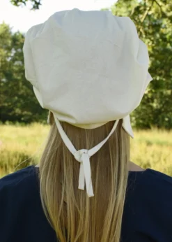 Mittelalter Haube mit gelegten Falten, verschiedene Farben