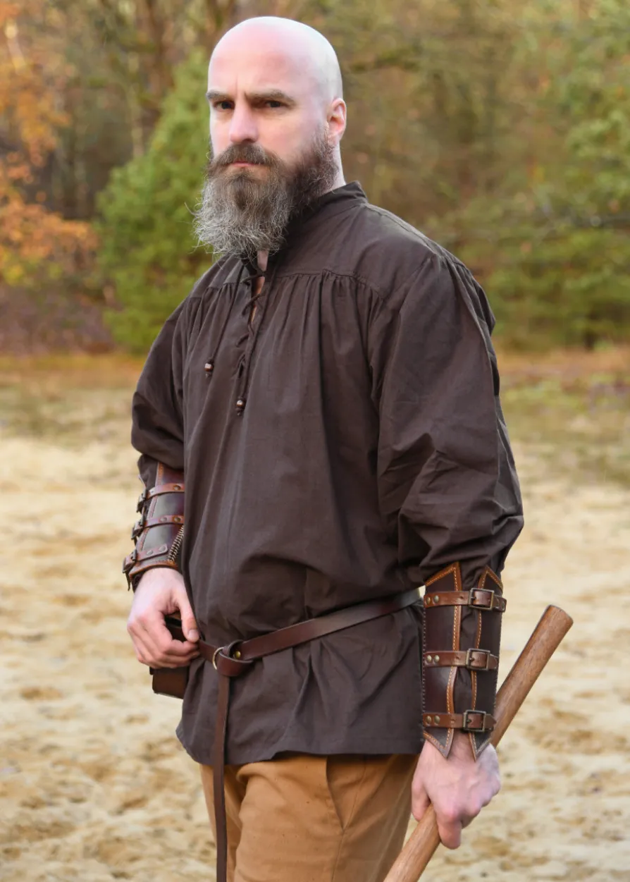 Mittelalter-Hemd Ludwig, braun