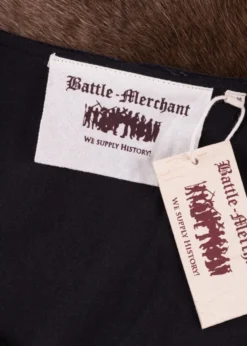 Mittelalter Jacke Griselda aus Samt, schwarz