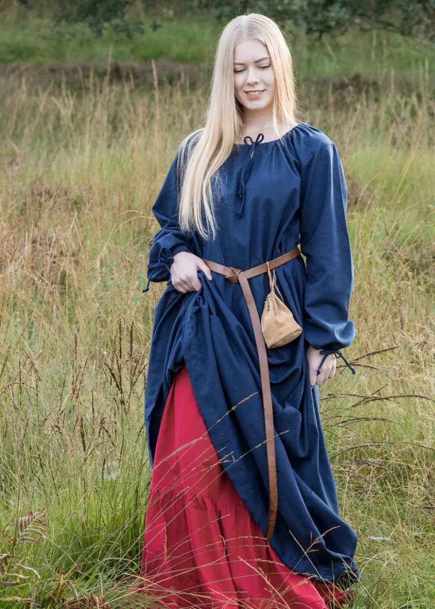 Mittelalterkleid Ana, blau