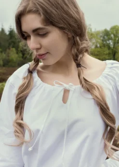 Mittelalterkleid Ana, weiß