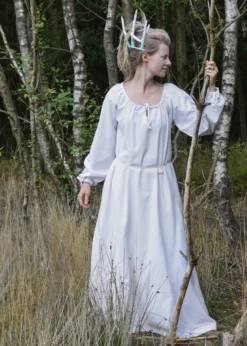 Mittelalterkleid Ana, weiß