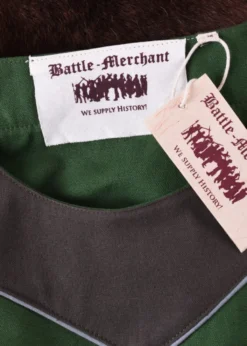 Mittelalterkleid Gesine aus Canvas, grün