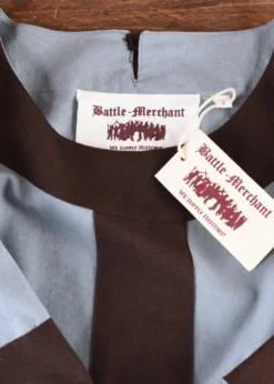 Mittelalterkleid Gudrun, blaugrau/braun