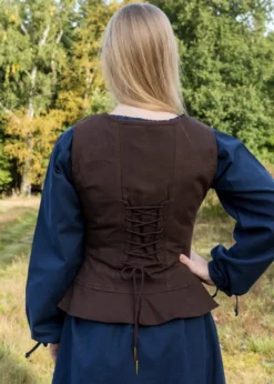 Mittelalter Korsage Tilda, braun