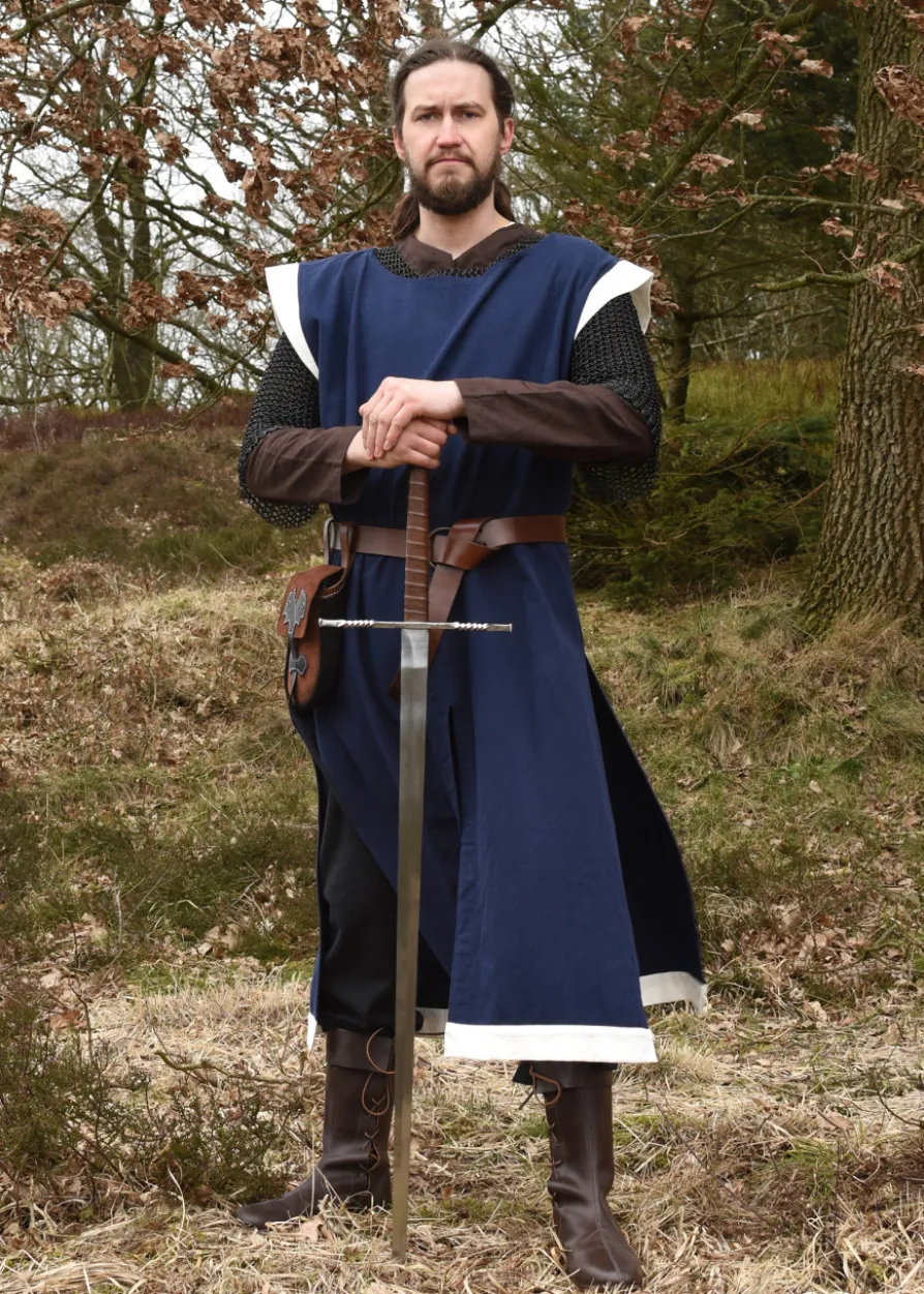 Mittelalter-Ledergürtel mit Messingring, 150 cm oder 190 cm, div. Farben