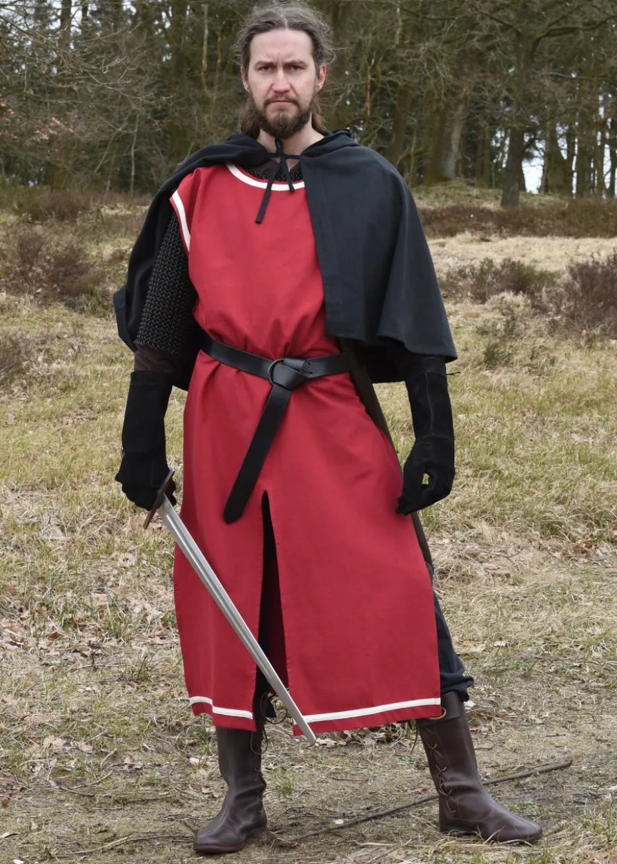 Mittelalter-Ledergürtel mit Messingring, 150 cm oder 190 cm, div. Farben
