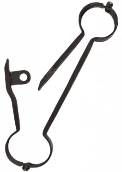 Mittelalterliche Handschellen, handgeschmiedet
