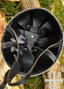 Mittelalterliche Hirnhaube, Schaukampfhelm, 2 mm Stahl