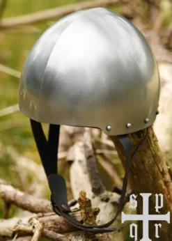 Mittelalterliche Hirnhaube, Schaukampfhelm, 2 mm Stahl