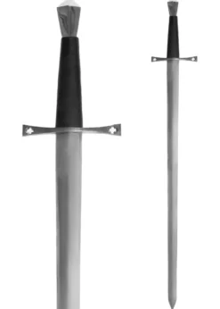 Mittelalterlicher Einhänder mit Kreuz, Stahl