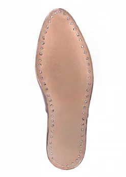 Mittelalterliche Schnallenstiefel, dunkelbraun