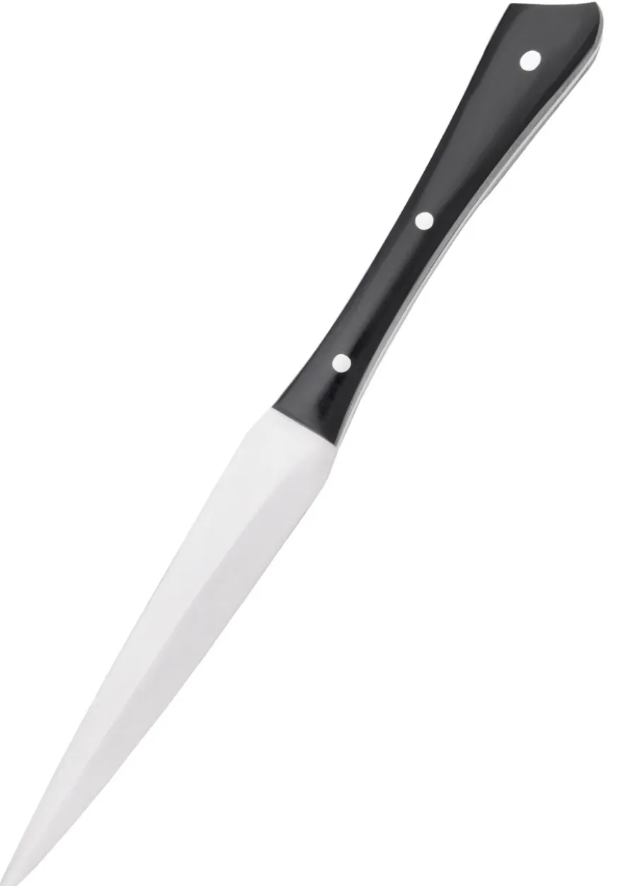 Mittelalterliches Tafelmesser mit Essdorn, rostfrei
