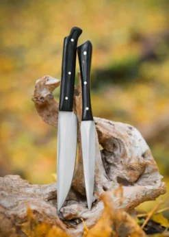 Mittelalterliches Tafelmesser mit Essdorn, rostfrei