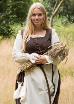 Mittelalter Schürze, natur