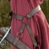 Mittelalter Schwertgürtel aus braunem Leder