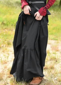 Mittelalter Unterrock, schwarz