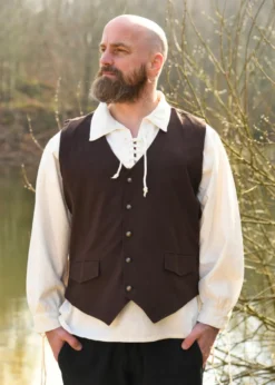 Mittelalter Weste Lasse, braun