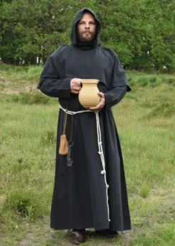 Mönchskutte Benedikt, schwarz