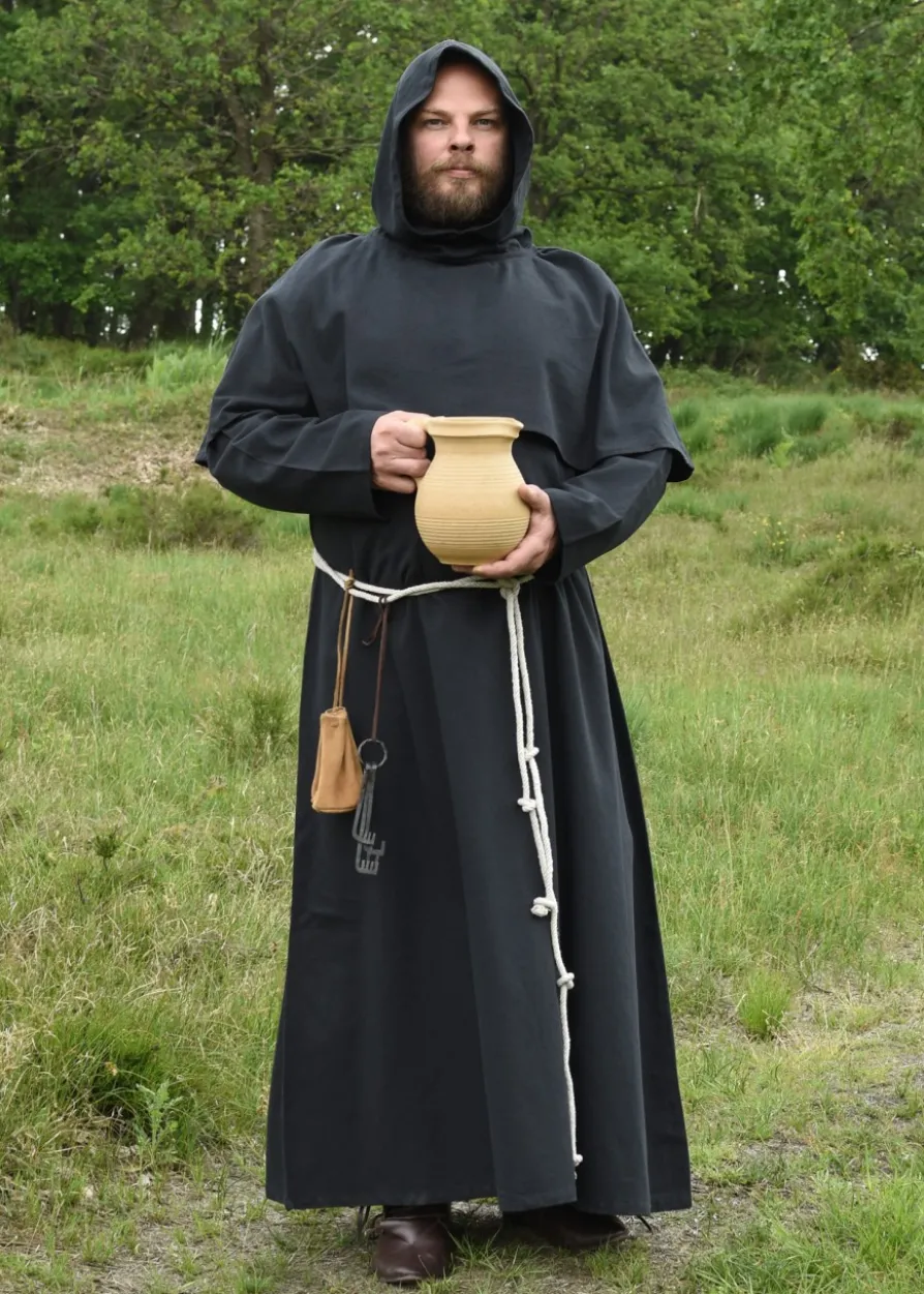 Mönchskutte Benedikt, schwarz