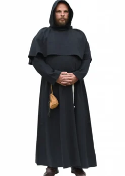 Mönchskutte Benedikt, schwarz