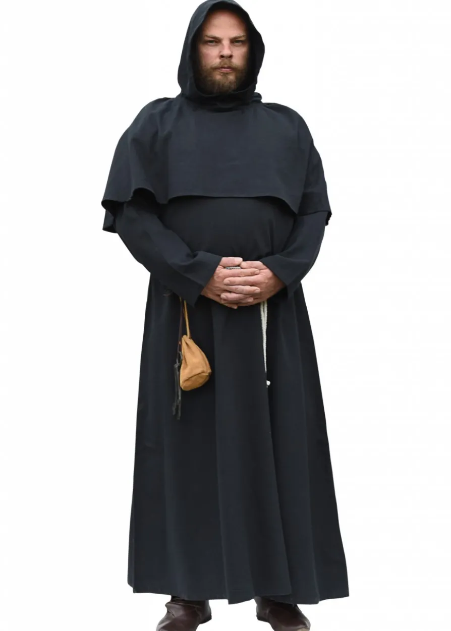 Mönchskutte Benedikt, schwarz