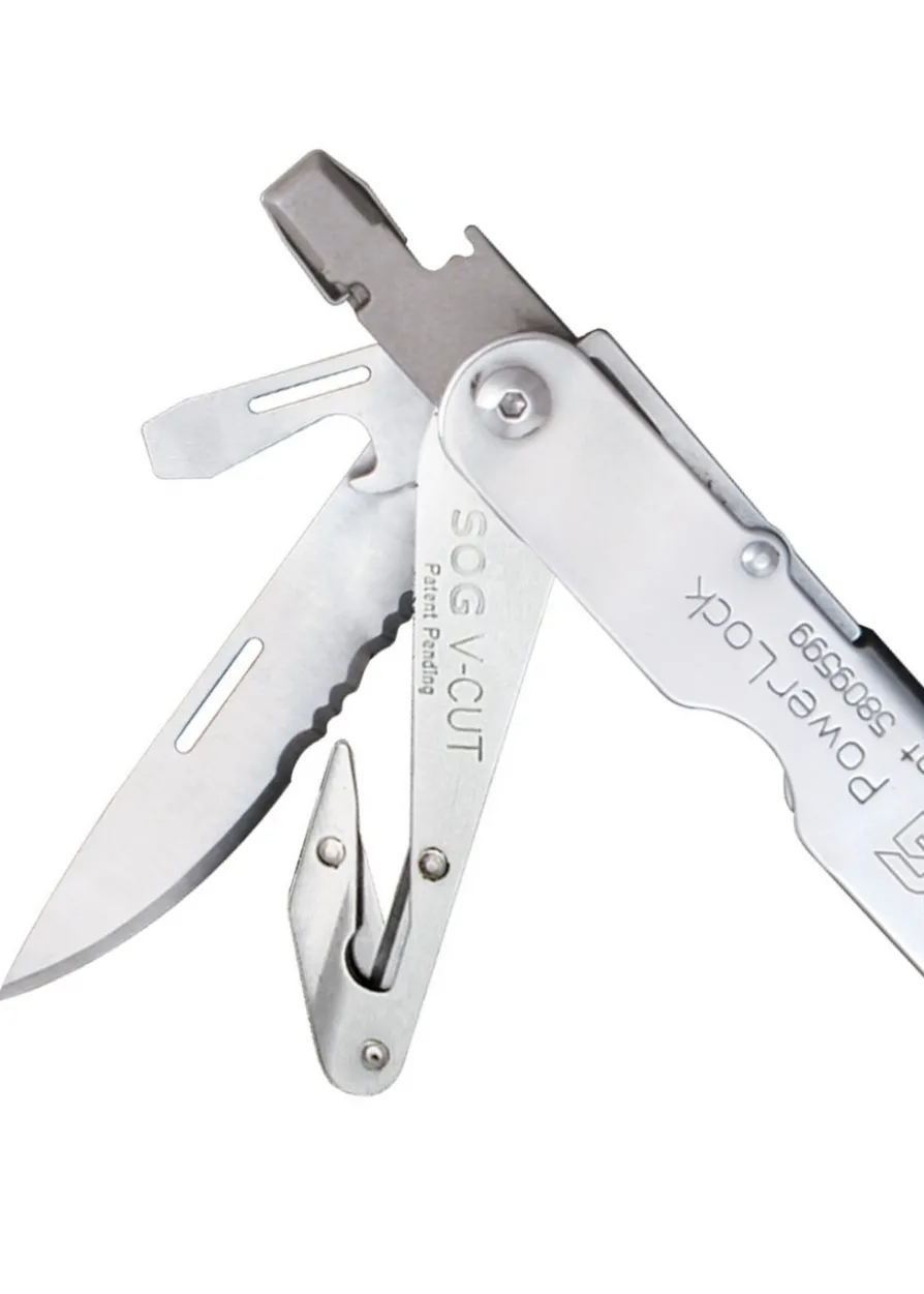 Multitool Powerlock, Satiniert, SOG