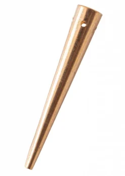 Nestelspitzen aus Messing, gerader Rand, 10 Stück