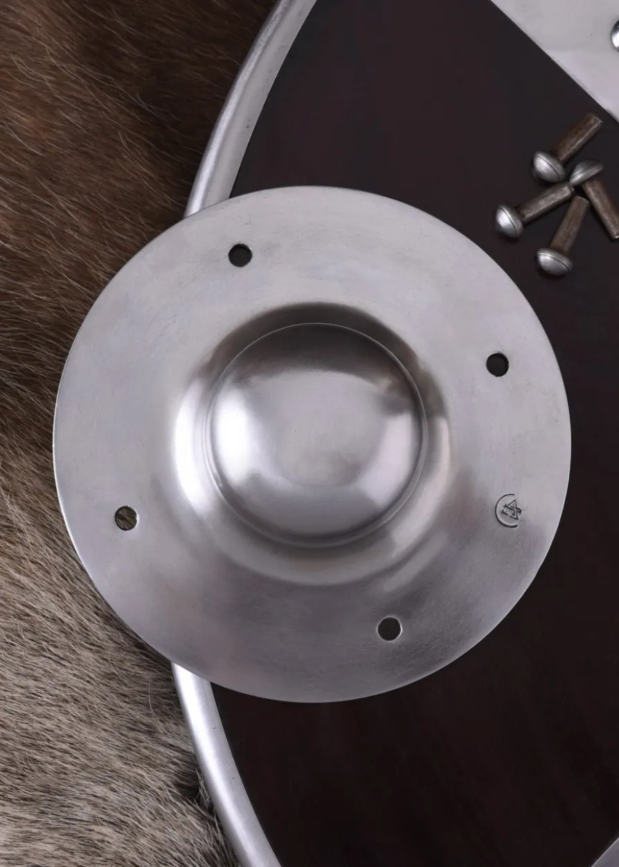Normannischer Schildbuckel, mit Nieten, 2 mm Stahl