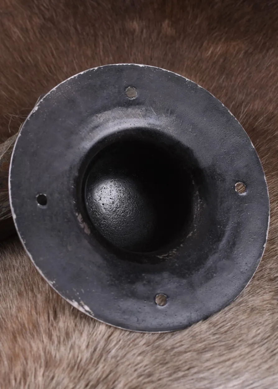 Normannischer Schildbuckel, mit Nieten, 2 mm Stahl